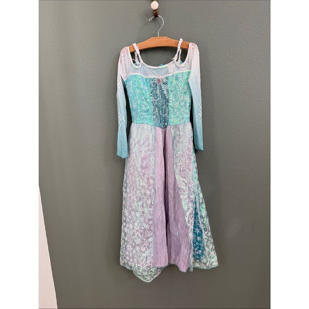 DISNEY’S FROZEN ELSA Dress Sz 8/10 Y